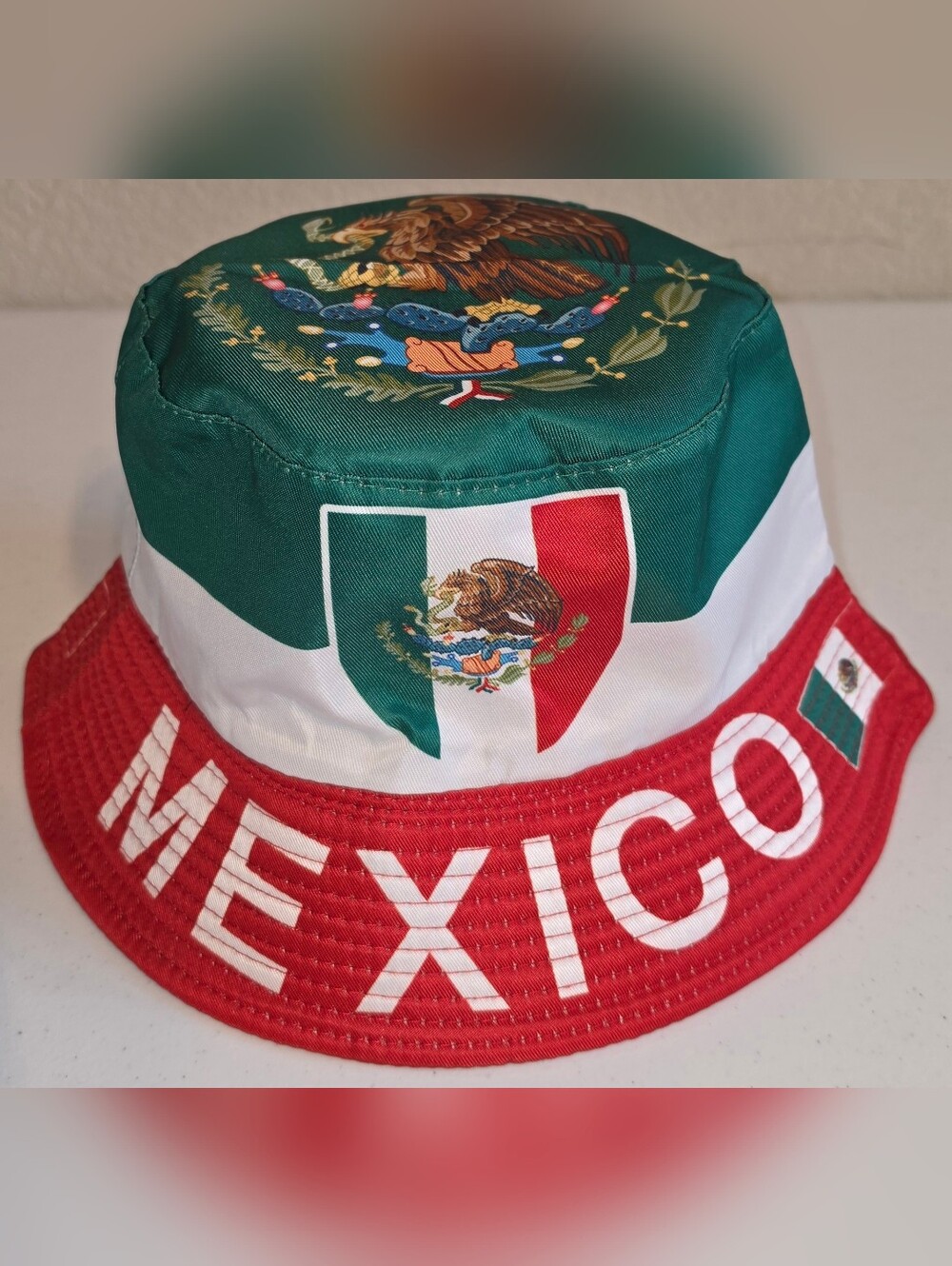 MEXICO 2026 World Cup unisex reversible bucket hat one size gorro cachucha - Picture 3 of 9
